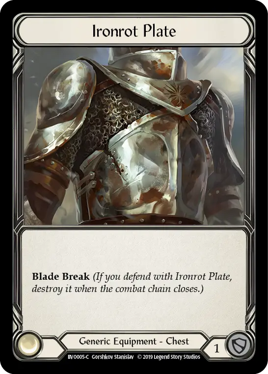 Ironrot Plate - Flesh and Blood TCG - MoxLand