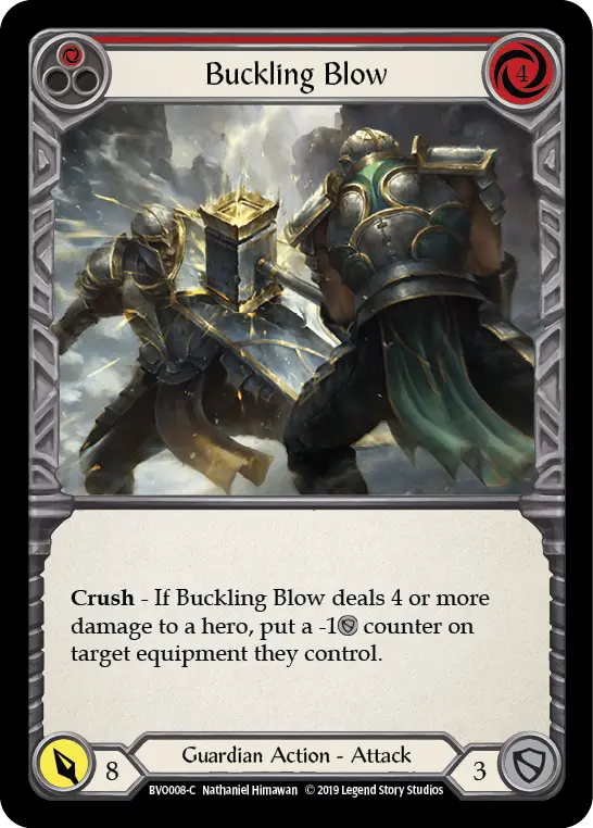 Buckling Blow (Red) - Flesh and Blood TCG - MoxLand
