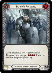 Staunch Response (Blue) - Flesh and Blood TCG - MoxLand