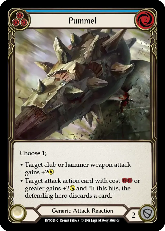 Pummel (Blue) - Flesh and Blood TCG - MoxLand