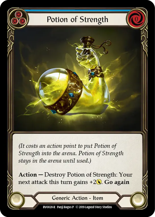 Potion of Strength (Blue) - Flesh and Blood TCG - MoxLand