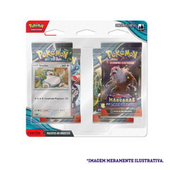 Blister Quádruplo - Escarlate e Violeta 6 Máscaras do Crepúsculo Snorlax - Pokémon TCG - MoxLand