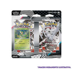 Blister Quádruplo - Escarlate e Violeta Fogo Branco e Raio Preto 10.5 Snivy - Pokémon TCG - MoxLand