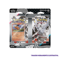Blister Quádruplo - Escarlate e Violeta Fogo Branco e Raio Preto 10.5 Tepig - Pokémon TCG - MoxLand