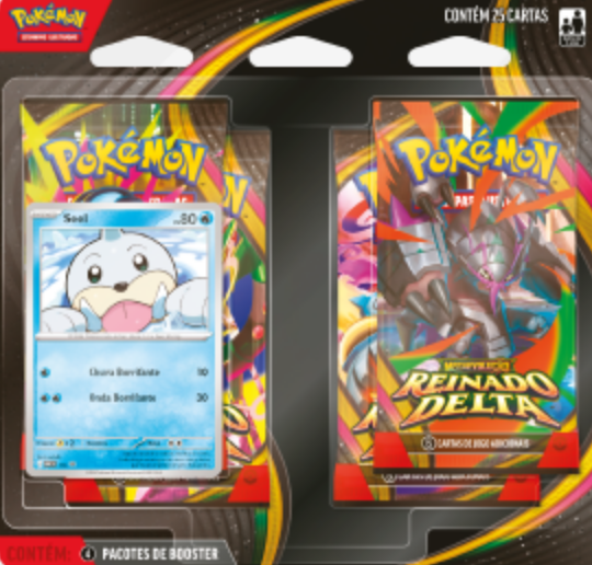 Blister Quádruplo - Megaevolução 6 Reinado Delta - Pokémon TCG - MoxLand