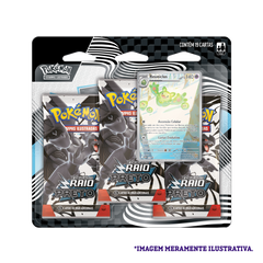 Blister Triplo - Escarlate e Violeta 10.5 Raio Preto Reuniclus - Pokémon TCG - MoxLand