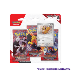 Blister Triplo - Escarlate e Violeta 10 Rivais Predestinados Eevee - Pokémon TCG - MoxLand