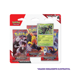 Blister Triplo - Escarlate e Violeta 10 Rivais Predestinados Zarude - Pokémon TCG - MoxLand