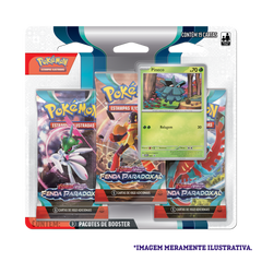 Blister Triplo - Escarlate e Violeta 4 Fenda Paradoxal Pineco - Pokémon TCG - MoxLand