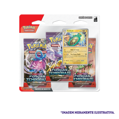 Blister Triplo - Escarlate e Violeta 5 Forças Temporais Bellibolt - Pokémon TCG - MoxLand