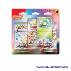 Blister Triplo - Escarlate e Violeta 8.5 Evoluções Prismáticas Leafeon - Pokémon TCG - MoxLand