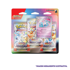 Blister Triplo - Escarlate e Violeta 8.5 Evoluções Prismáticas Sylveon - Pokémon TCG - MoxLand