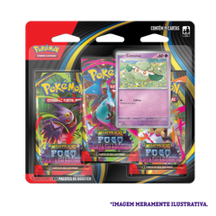 Blister Triplo - Megaevolução 2 Fogo Fantasmagórico Cottonee - Pokémon TCG - MoxLand