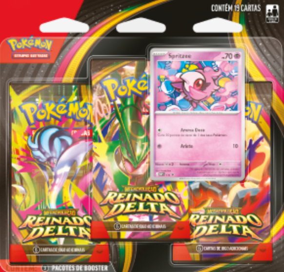 Blister Triplo - Megaevolução 6 Reinado Delta - Pokémon TCG - MoxLand