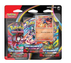 Blister Triplo - Megaevolução 4 Caos Ascendente Charmeleon - Pokémon TCG - MoxLand