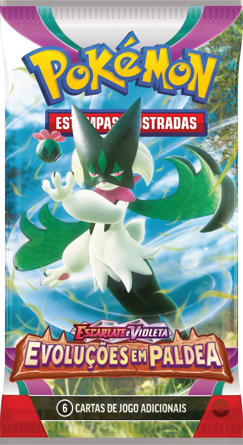 Booster - Escarlate e Violeta - Evoluções em Paldea - Pokémon TCG - MoxLand