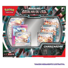 Box - Baralho Batalha de Liga Charizard ex - Pokémon TCG - MoxLand