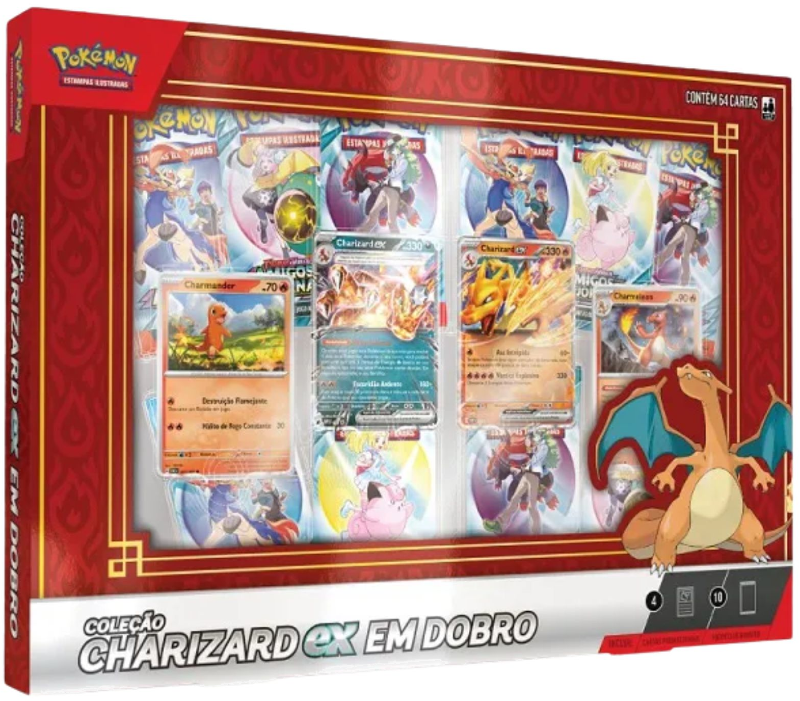 Box - Charizard ex em Dobro - Pokémon TCG - MoxLand