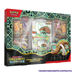 Box - Escarlate e Violeta - Destinos de Paldea Presa Grande ex Brilhante - Pokémon TCG - MoxLand