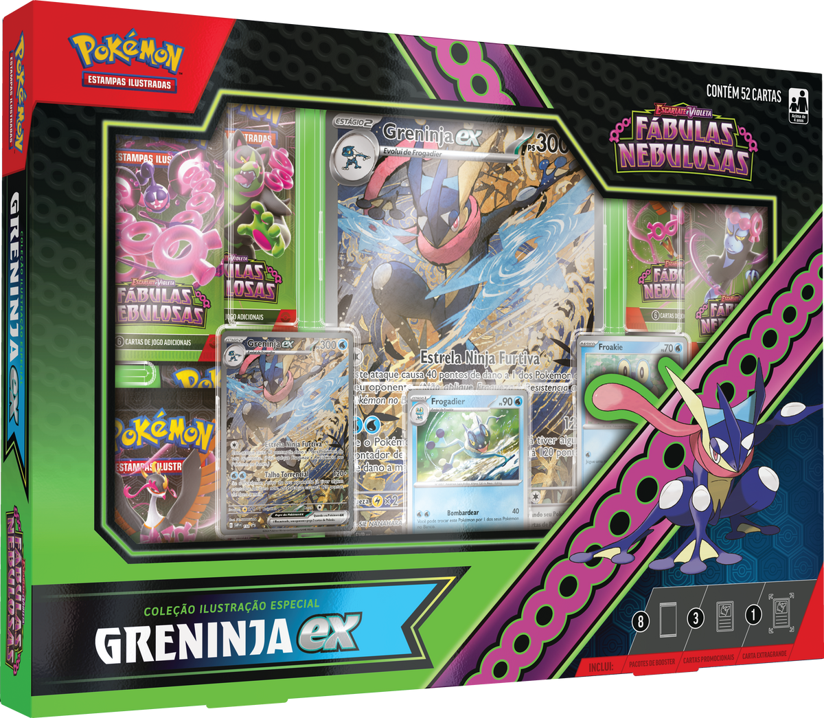 Box - Fábulas Nebulosas Greninja ex - Pokémon TCG - MoxLand