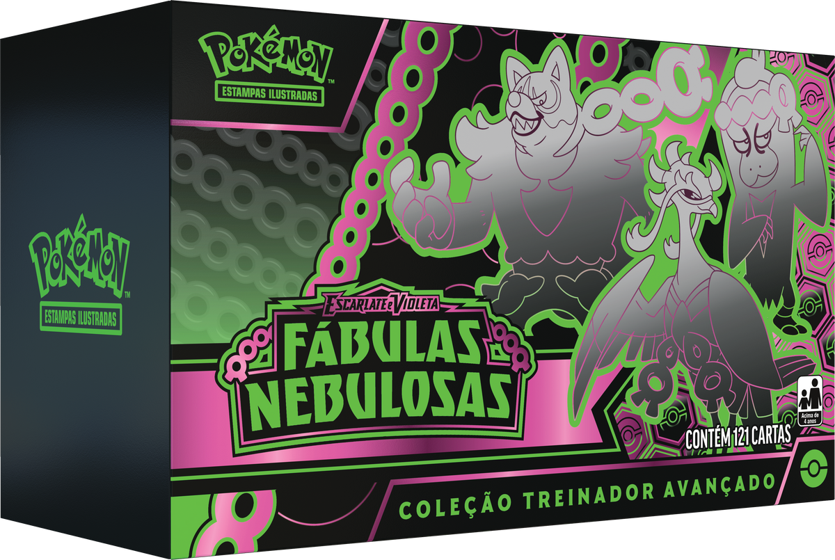 Box - Treinador Avançado Fábulas Nebulosas - Pokémon TCG - MoxLand