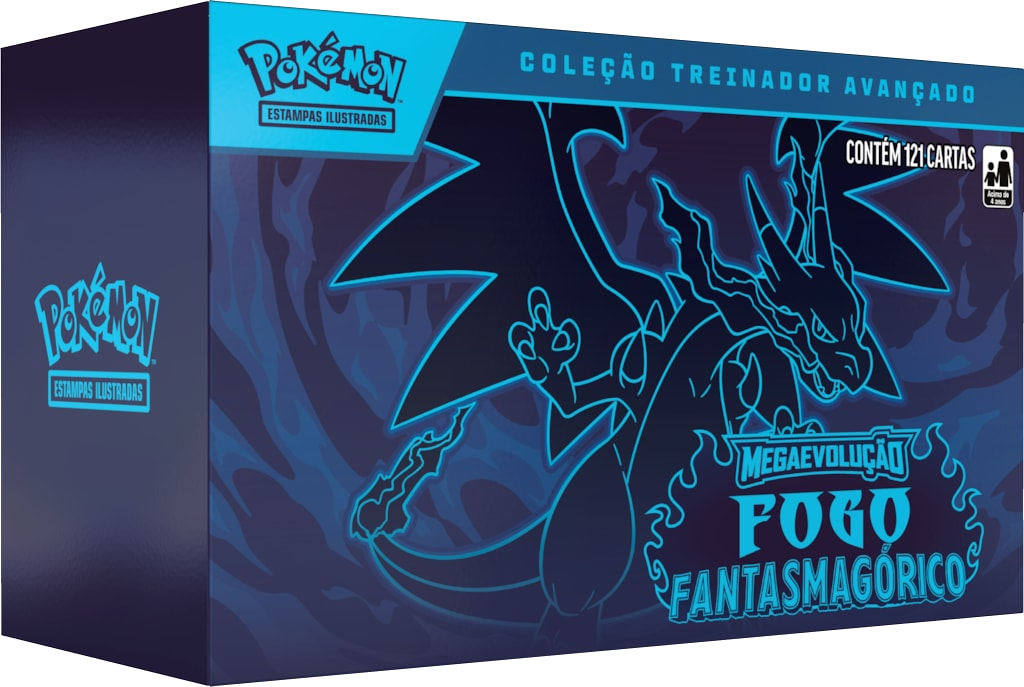 Box - Treinador Avançado Fogo Fantasmagórico - Pokémon TCG - MoxLand