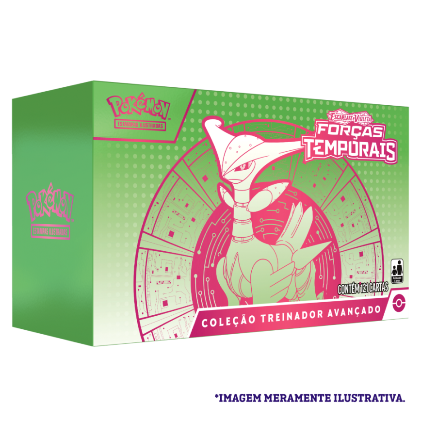 Box - Treinador Avançado Forças Temporais Espinhos Férreos - Pokémon TCG - MoxLand