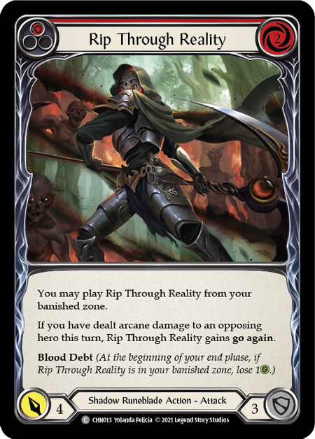 Rip Through Reality (Red) - Flesh and Blood TCG - MoxLand