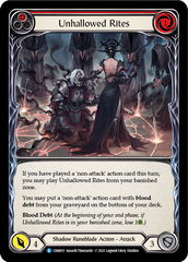 Unhallowed Rites (Red) - Flesh and Blood TCG - MoxLand