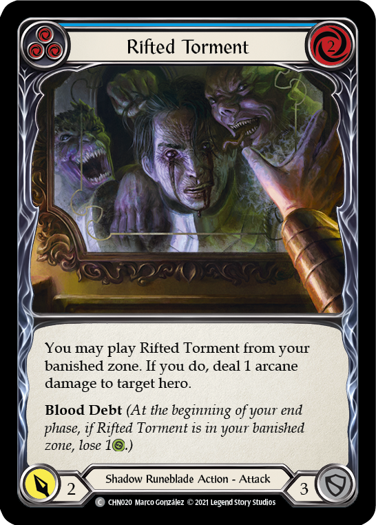 Rifted Torment (Blue) - Flesh and Blood TCG - MoxLand