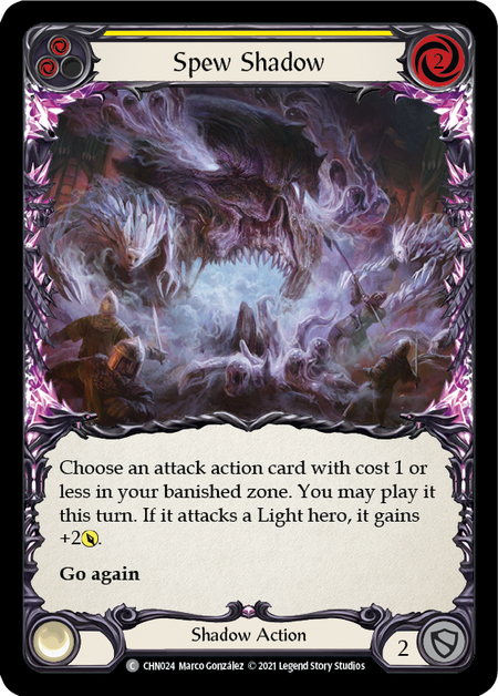 Spew Shadow (Yellow) - Flesh and Blood TCG - MoxLand