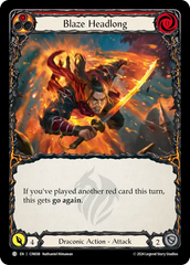 Blaze Headlong (Red) - Flesh and Blood TCG - MoxLand