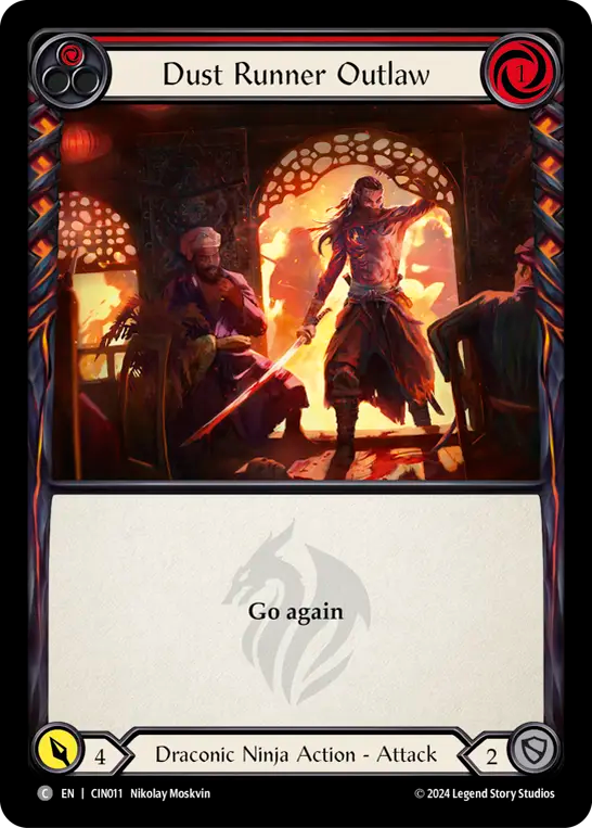 Dust Runner Outlaw (Red) - Flesh and Blood TCG - MoxLand