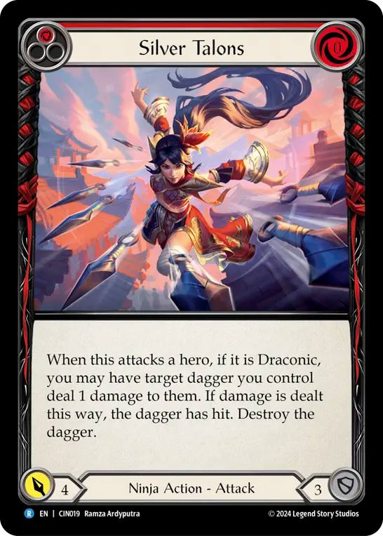Silver Talons (Red) - Flesh and Blood TCG - MoxLand