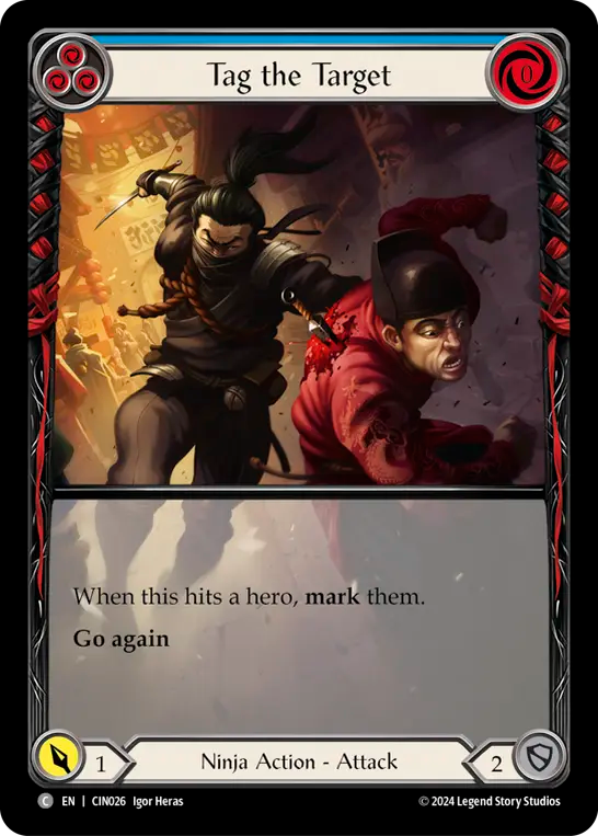 Tag the Target (Blue) - Flesh and Blood TCG - MoxLand