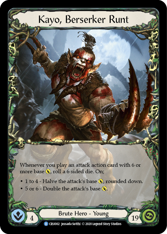 Kayo, Berserker Runt - Flesh and Blood TCG - MoxLand