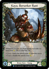 Kayo, Berserker Runt - Flesh and Blood TCG - MoxLand