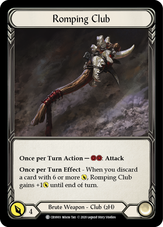 Romping Club - Flesh and Blood TCG - MoxLand