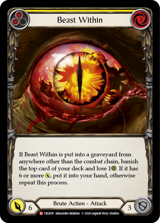 Beast Within (Yellow) - Crucible of War (1ª Edição)