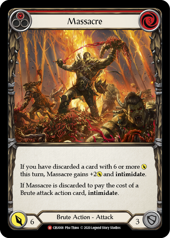 Massacre (Red) - Flesh and Blood TCG - MoxLand