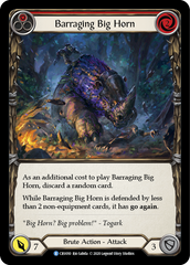 Barraging Big Horn (Red) - Flesh and Blood TCG - MoxLand