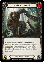 Predatory Assault (Red) - Flesh and Blood TCG - MoxLand