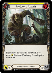 Predatory Assault (Yellow) - Flesh and Blood TCG - MoxLand