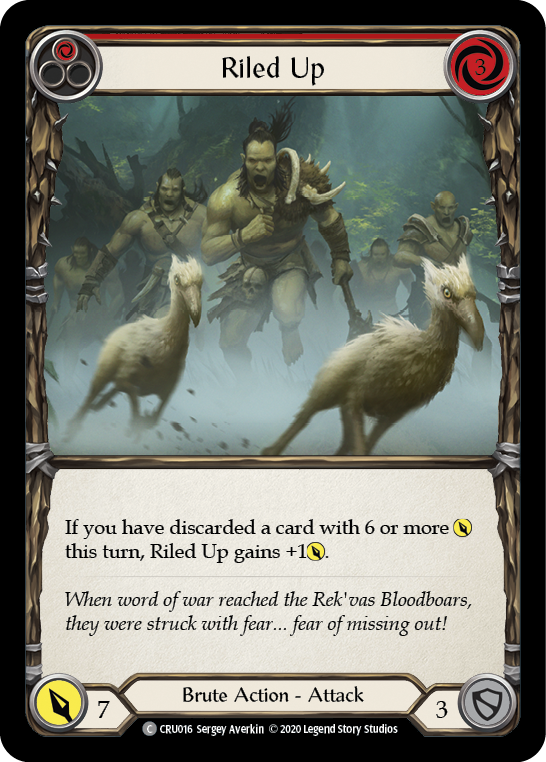 Riled Up (Red) - Flesh and Blood TCG - MoxLand