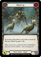 Riled Up (Blue) - Flesh and Blood TCG - MoxLand