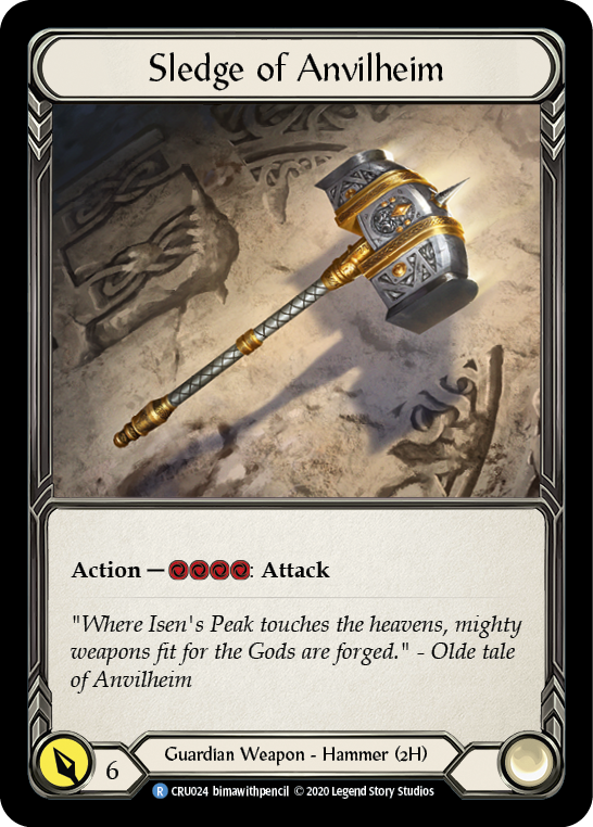 Sledge of Anvilheim - Flesh and Blood TCG - MoxLand