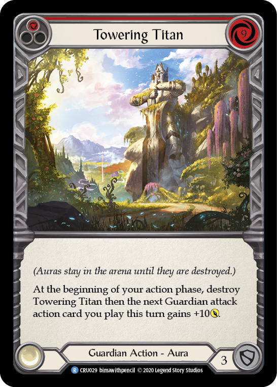 Towering Titan (Red) - Flesh and Blood TCG - MoxLand