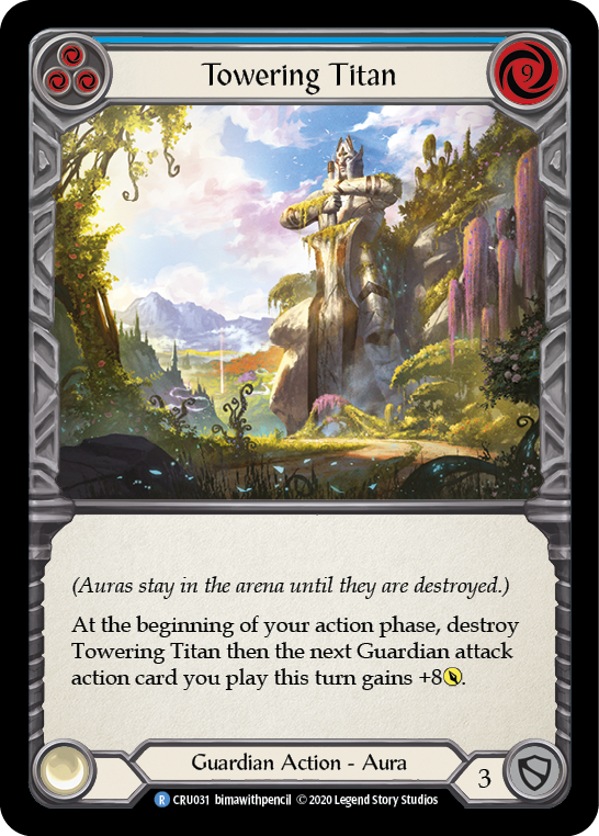 Towering Titan (Blue) - Flesh and Blood TCG - MoxLand