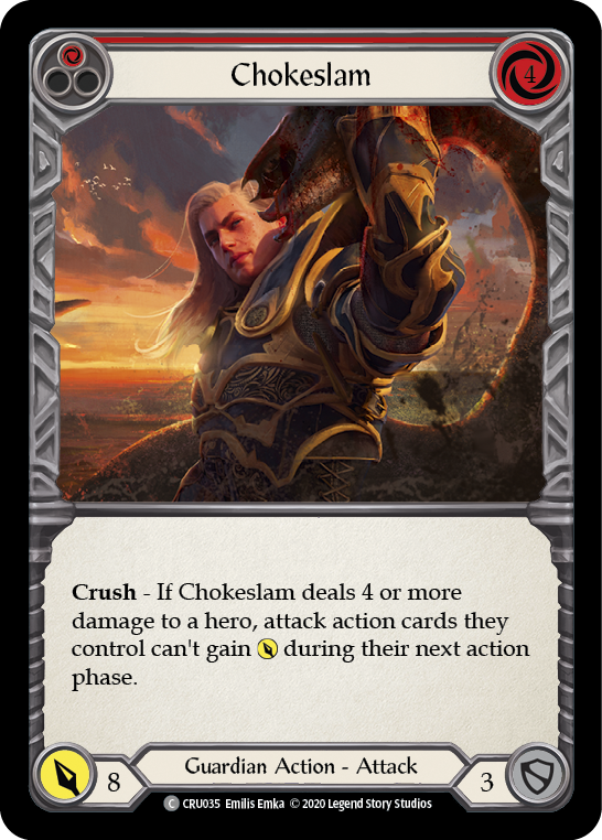 Chokeslam (Red) - Flesh and Blood TCG - MoxLand