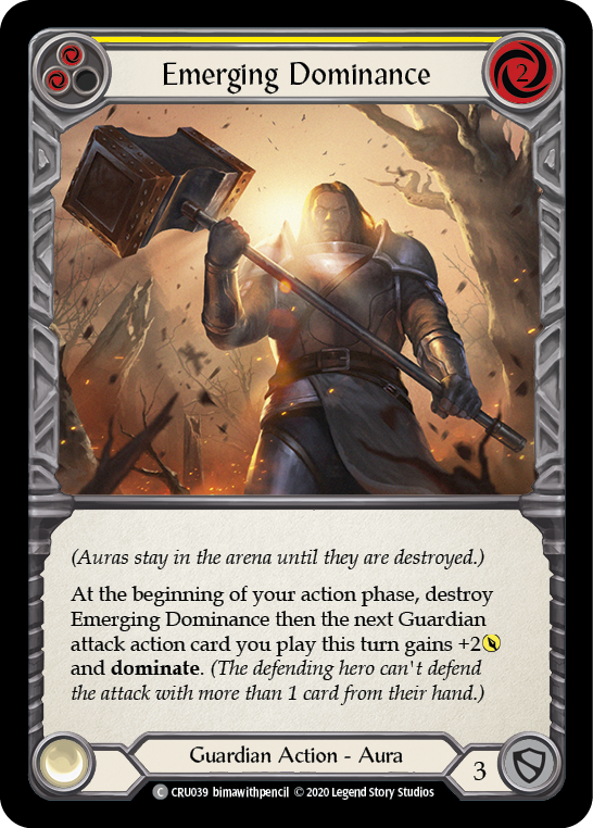 Emerging Dominance (Yellow) - Flesh and Blood TCG - MoxLand